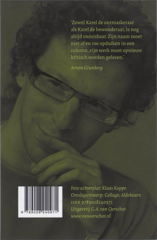 Karel Heeft Echt Bestaan achterkant
