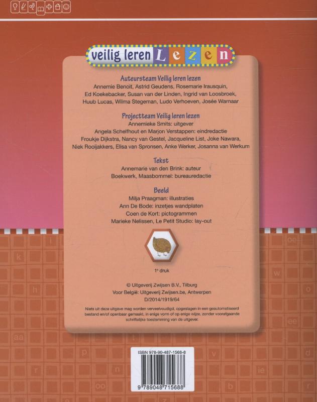 Veilig leren lezen Kern 1 achterkant