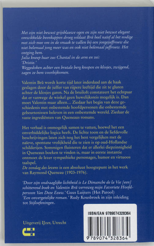 De zondag des levens achterkant