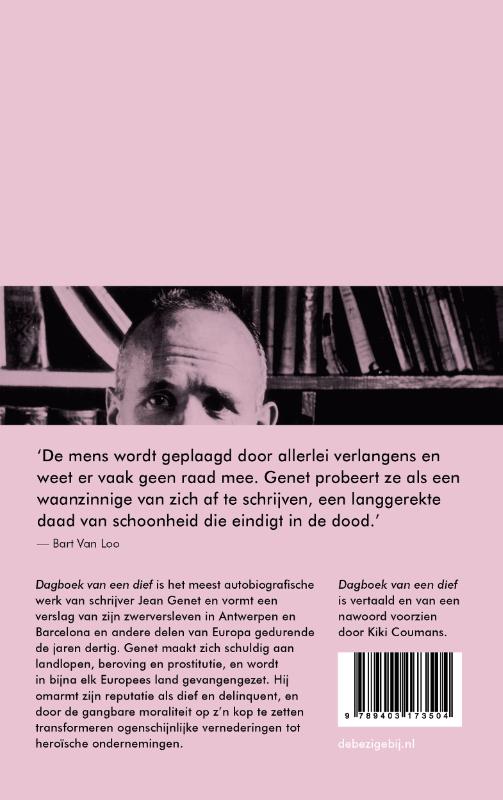 Dagboek van een dief achterkant