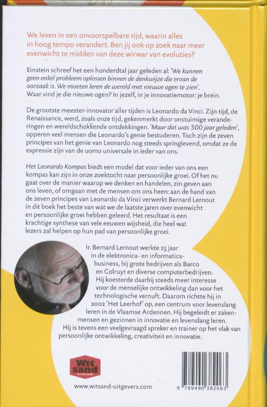 Het Leonardo Kompas achterkant