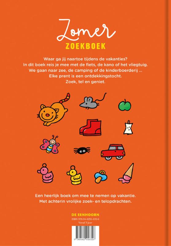 Zomer zoekboek / Zoekboek achterkant