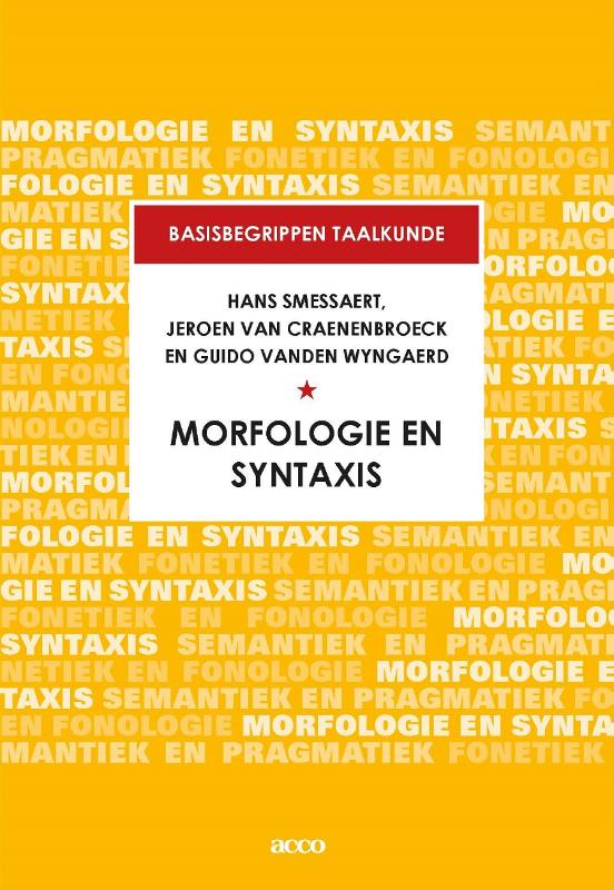 Basisbegrippen taalkunde - Morfologie en Syntaxis