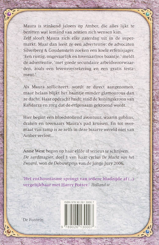 De Erfenisjagers achterkant