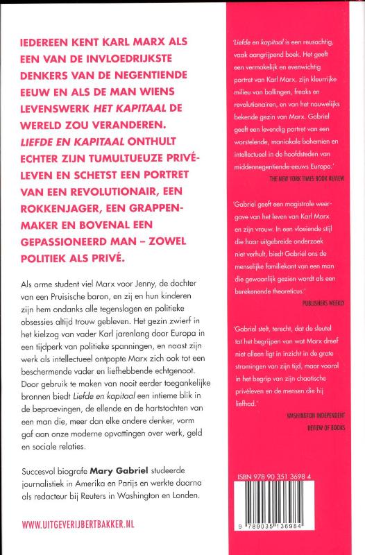 Liefde En Kapitaal achterkant