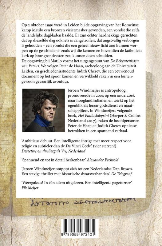 De bekentenissen van Petrus achterkant