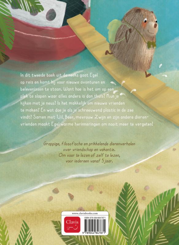 Egel op reis / Egel achterkant