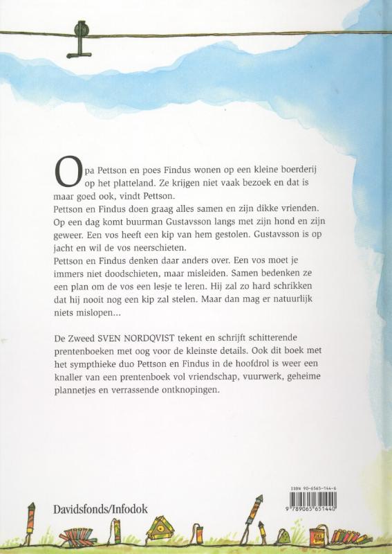 Pettson en Findus - Vossenjacht achterkant