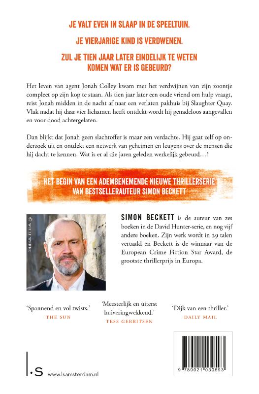 Vermist / Jonah Colley / 1 achterkant