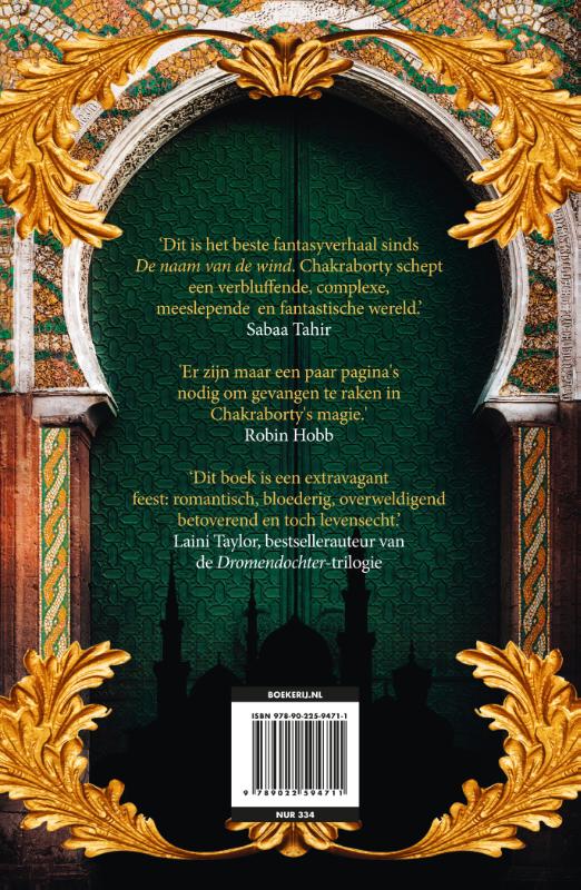 Daevabad 2 -   De koperen koning achterkant