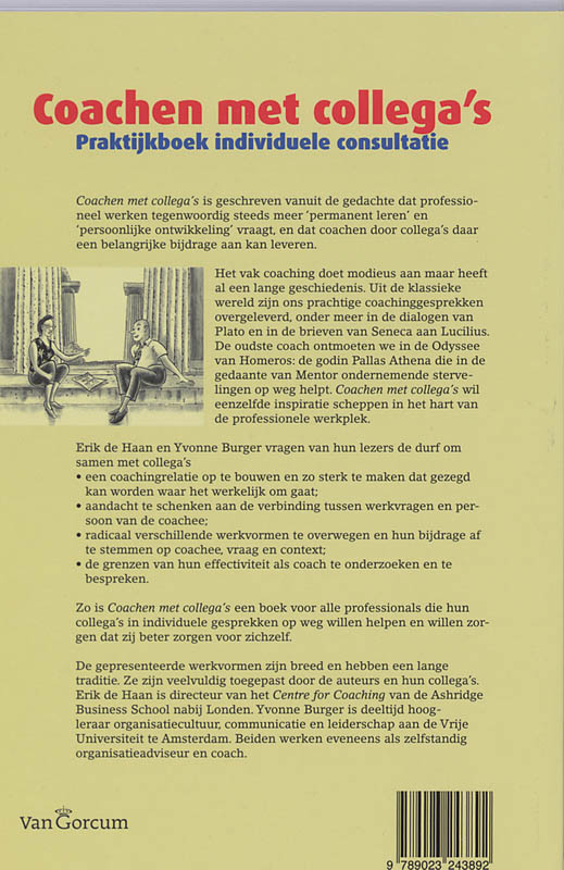 Coachen Met Collega's achterkant