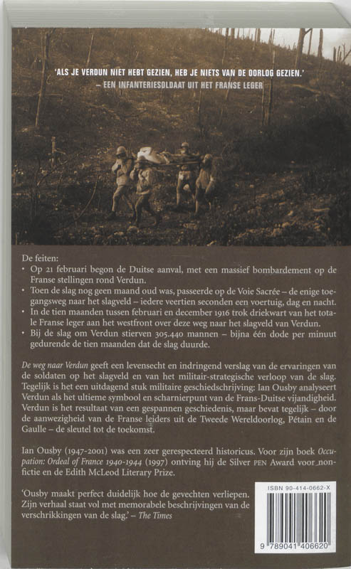 Weg Naar Verdun achterkant