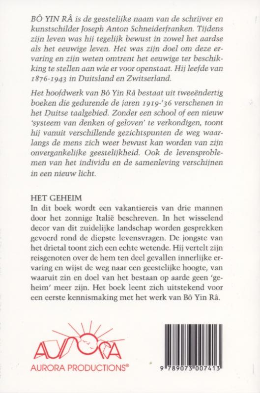 Het geheim achterkant