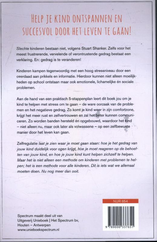 Zelfregulatie bij kinderen achterkant