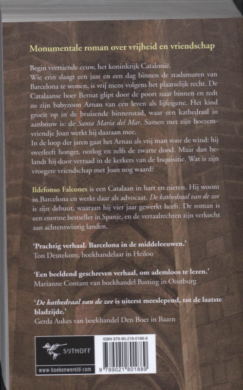 De kathedraal van de zee achterkant