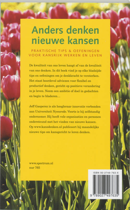 Anders denken Nieuwe kansen / Vantoen.nu achterkant