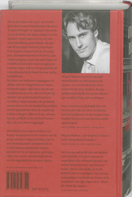 Het bloed in onze aderen achterkant