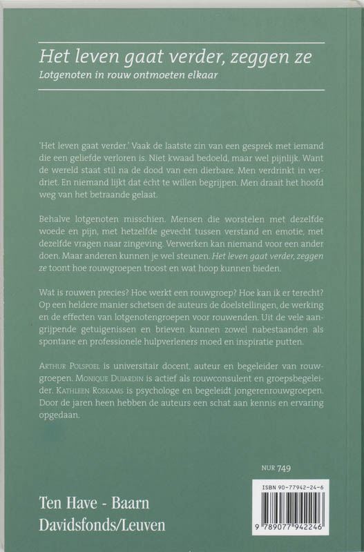 Het Leven Gaat Verder, Zeggen Ze achterkant