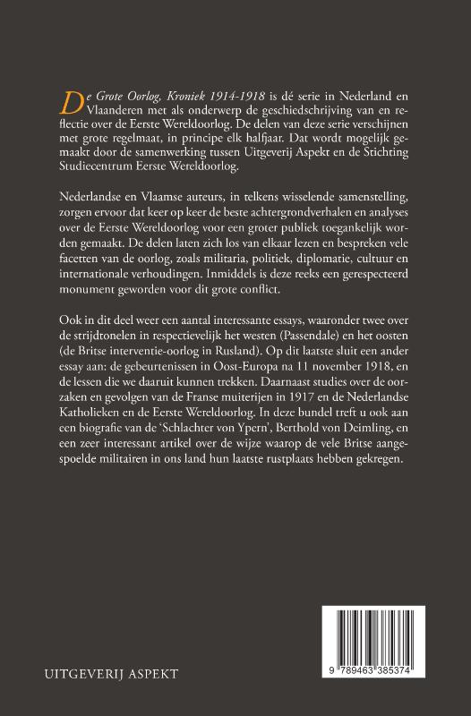 De Grote Oorlog, kroniek 1914-1918 / De grote oorlog, 1914-1918 / 37 achterkant
