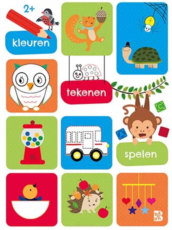 Mijn eerste kleur- en spelletjesboek 2+