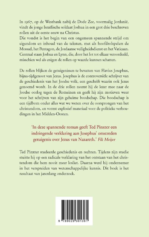 De schaduw van Josephus achterkant