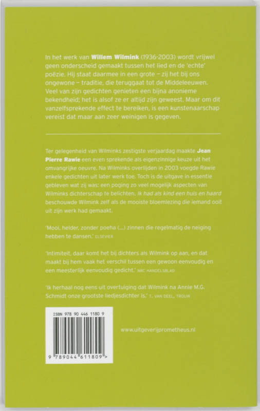 Ik Had Als Kind Een Huis En Haard achterkant