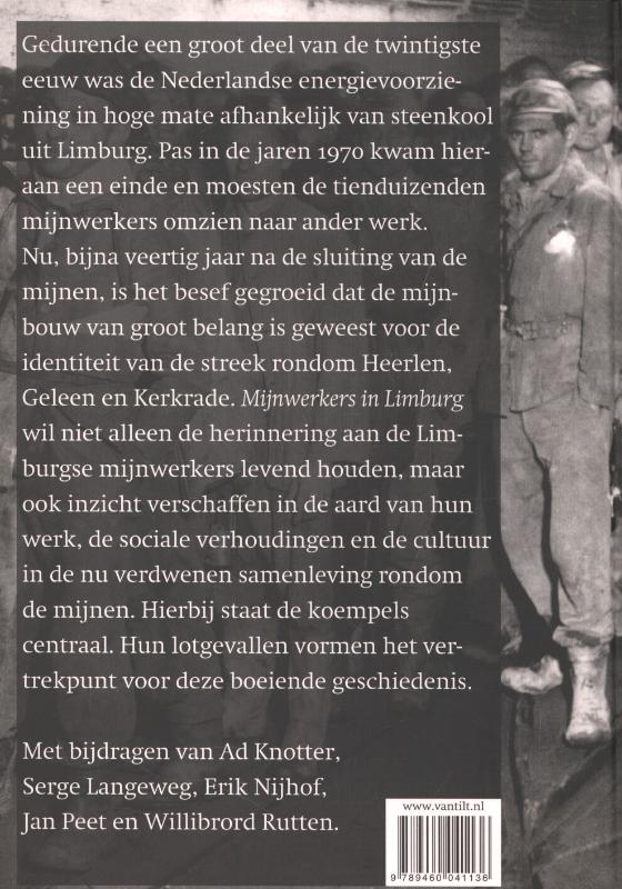 Mijnwerkers in Limburg achterkant
