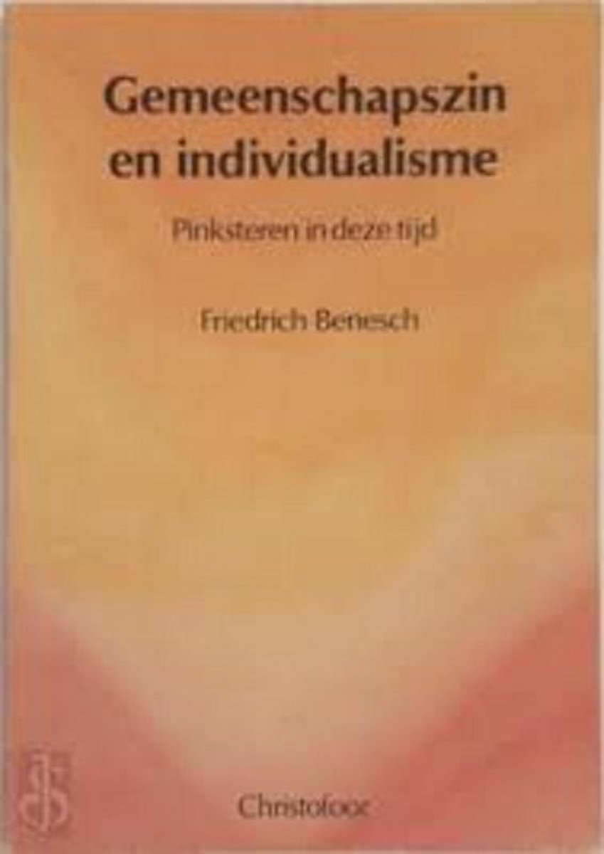 Gemeenschapszin En Individualisme