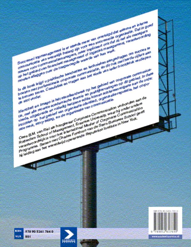 Identiteit & Imago achterkant