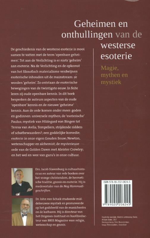 Geheimen en onthullingen van de westerse esoterie achterkant
