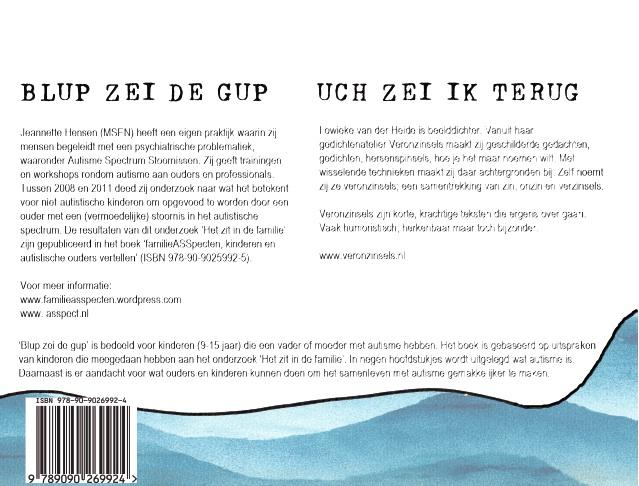 Blup zei de gup, uch zei ik terug achterkant