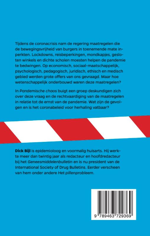 Pandemische chaos achterkant