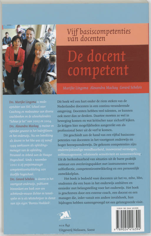 De docent competent / PM-reeks achterkant