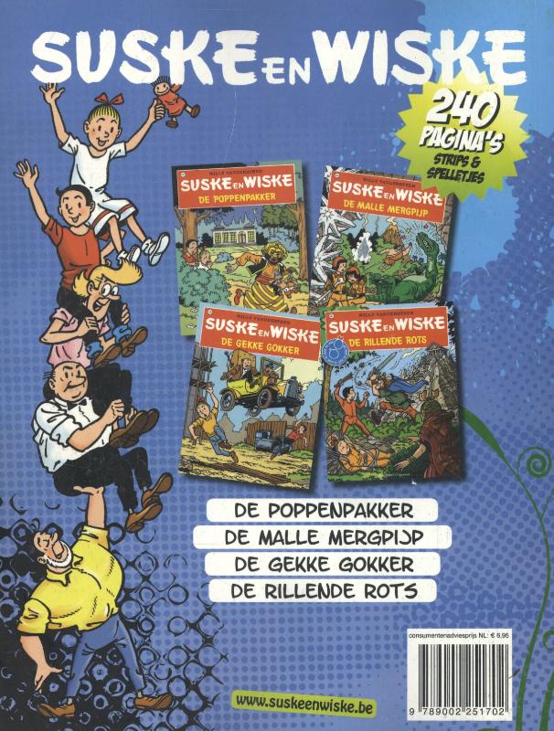 Vakantieboek / Suske en Wiske achterkant