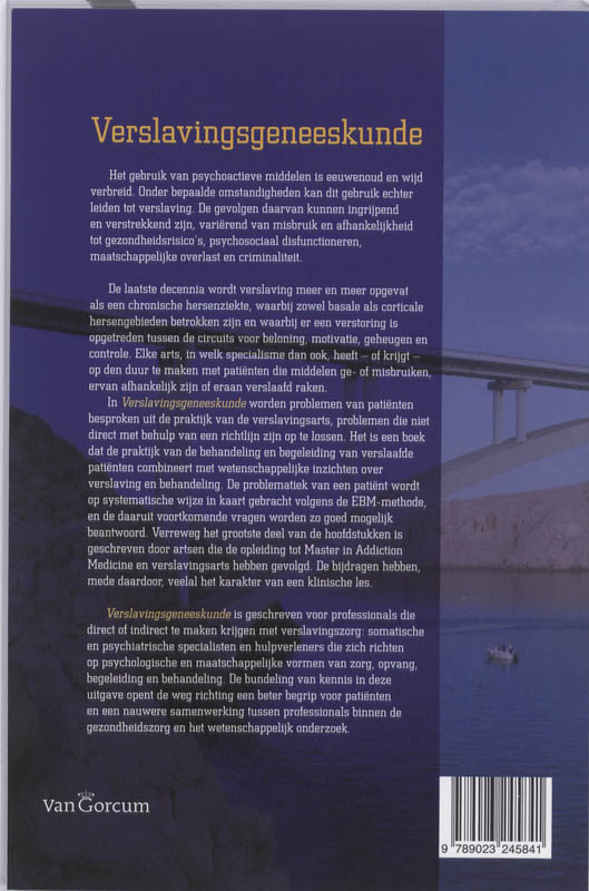 Verslavingsgeneeskunde achterkant