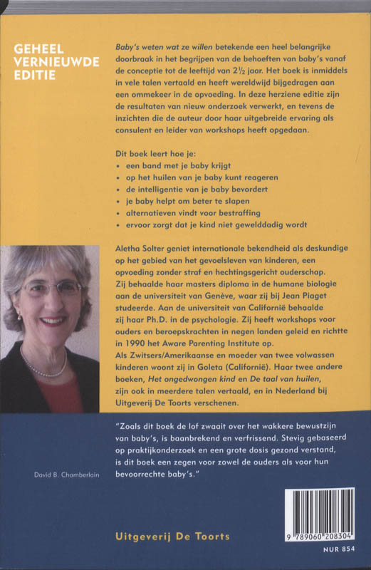 Baby's weten wat ze willen achterkant
