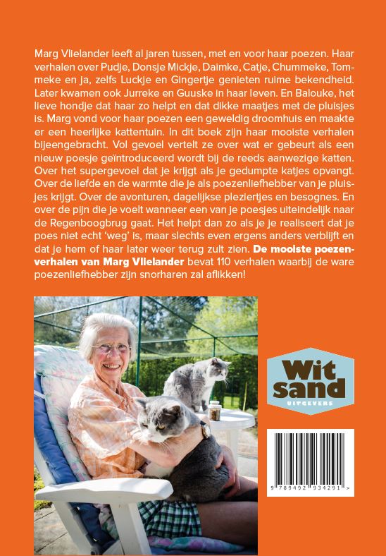 De mooiste poezenverhalen van Marg Vlielander achterkant