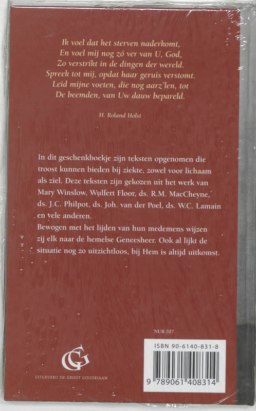 Komt Herwaarts Tot Mij achterkant