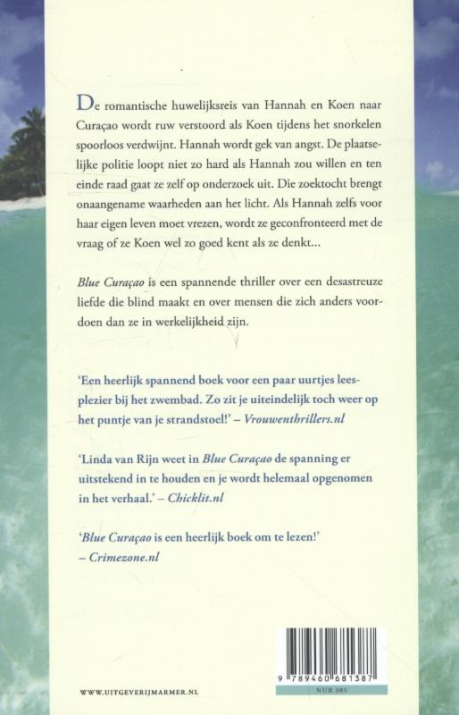 Blue Curacao achterkant