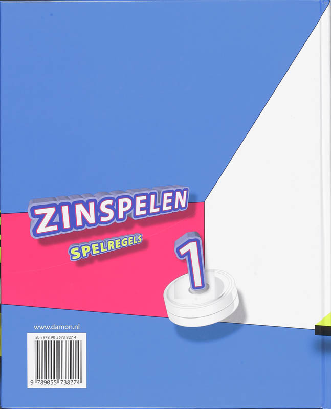 ZinSpelen 1 Spelregels Leerboek achterkant