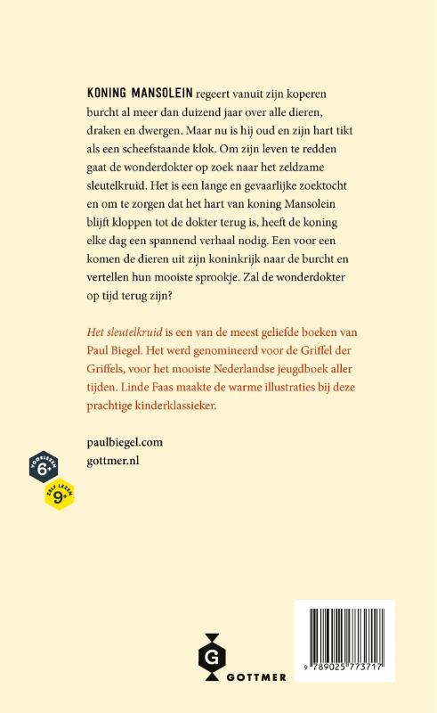 Het sleutelkruid achterkant