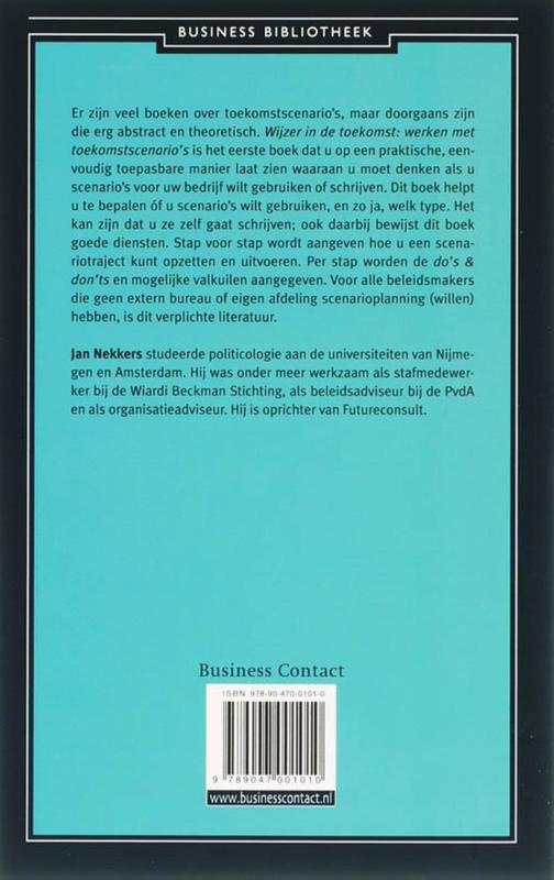 Wijzer in de toekomst achterkant