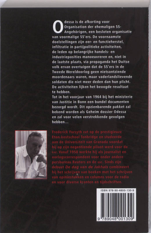 Geheim Dossier Odessa achterkant