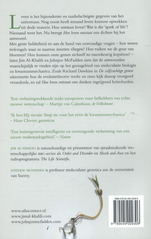 Hoe leven ontstaat achterkant