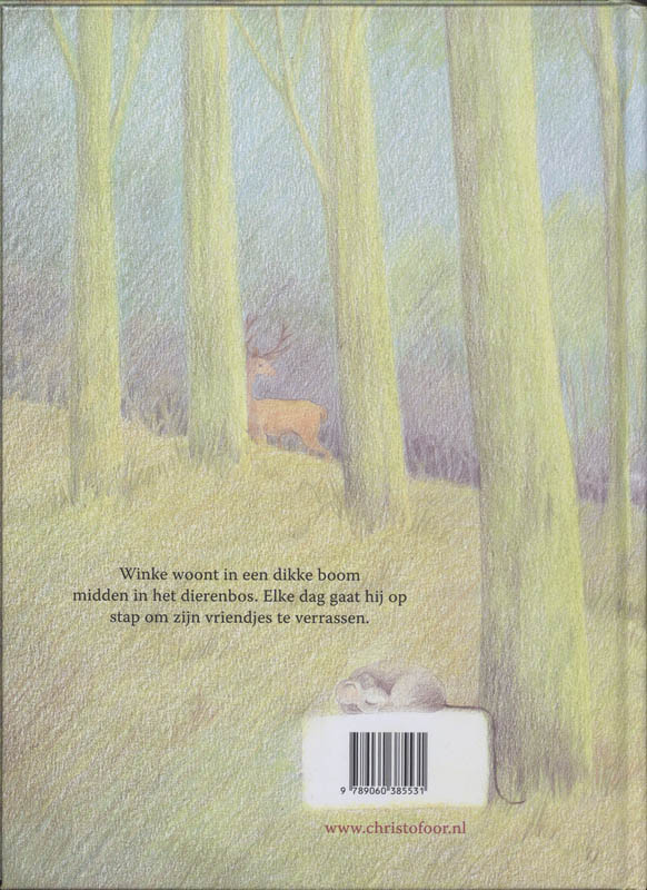 Winke en de dieren achterkant