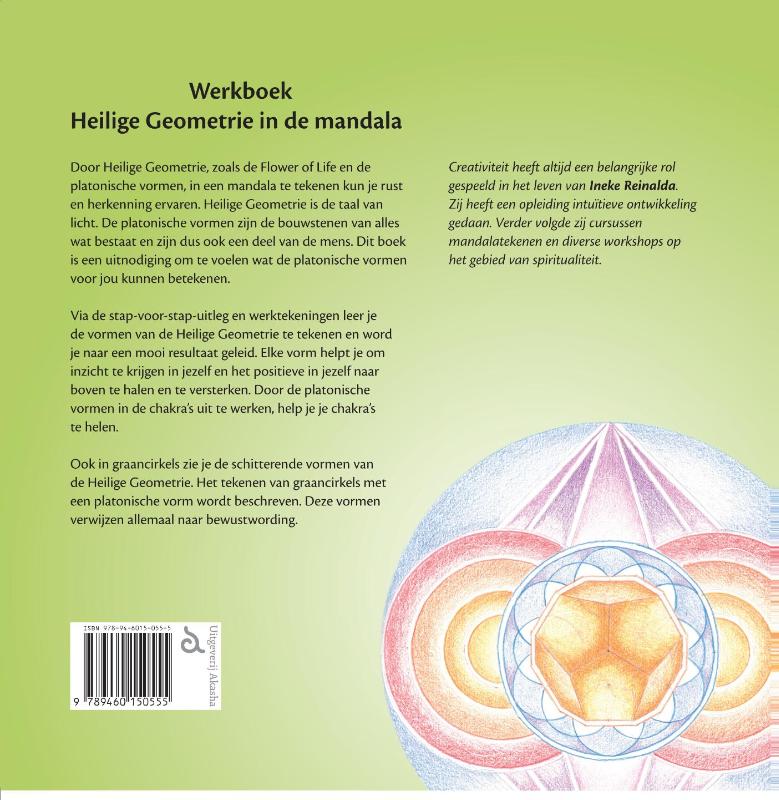 Heilige Geometrie in de mandala achterkant