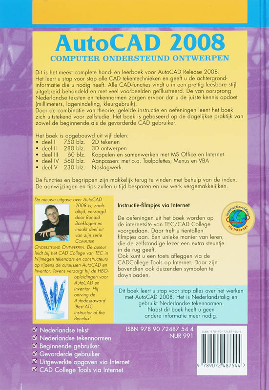 AutoCAD 2008 achterkant