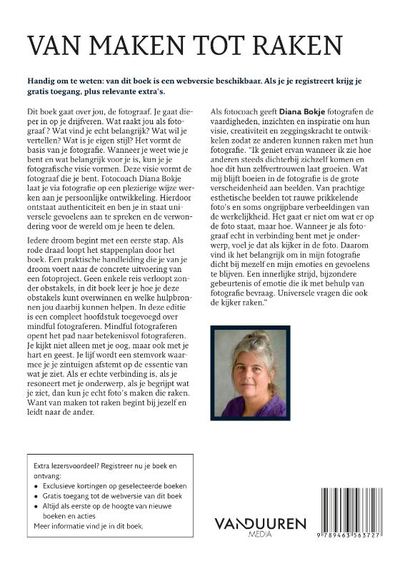 Van maken tot raken / Focus op fotografie achterkant