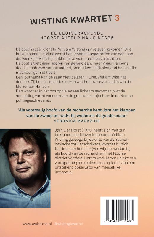 De kluizenaar / Wisting Kwartet achterkant