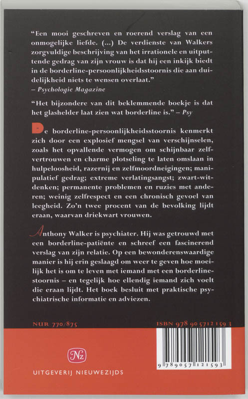 De borderline-dans achterkant